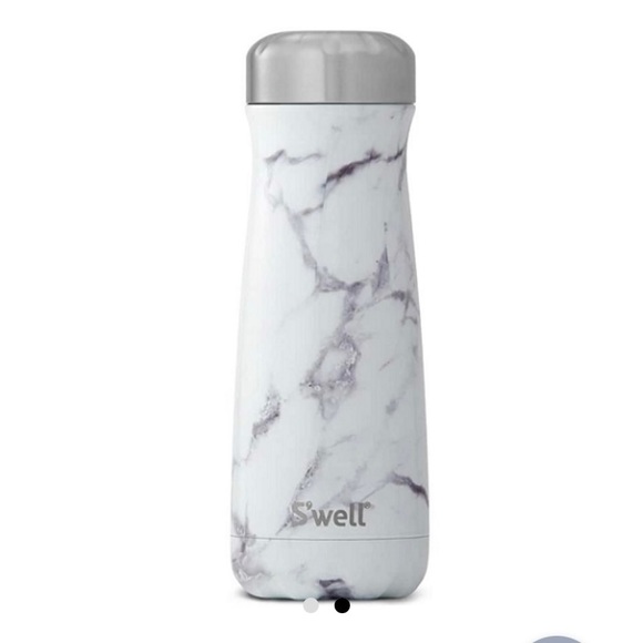 Swell Other - S'well Bottle Stone Collection Stainless Steel Traveler White Marble
